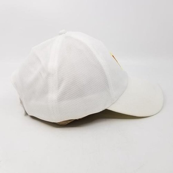 PDQ Fast Food Chicken Strapback Baseball Hat Cap Adjustable White Yellow - Picture 4 of 6